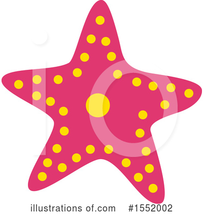 Royalty-Free (RF) Starfish Clipart Illustration by Cherie Reve - Stock Sample #1552002