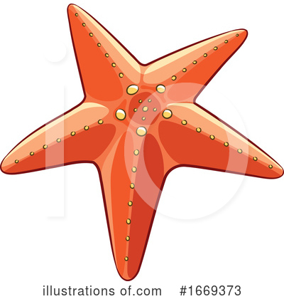 Royalty-Free (RF) Starfish Clipart Illustration by cidepix - Stock Sample #1669373