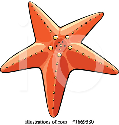 Royalty-Free (RF) Starfish Clipart Illustration by cidepix - Stock Sample #1669380