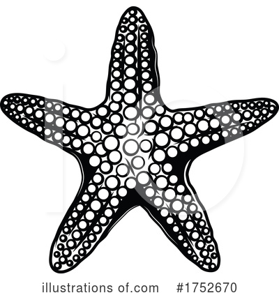 Starfish Clipart #1752670 by Vector Tradition SM