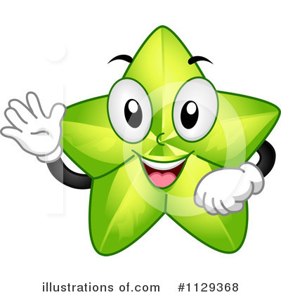 Royalty-Free (RF) Starfruit Clipart Illustration by BNP Design Studio - Stock Sample #1129368