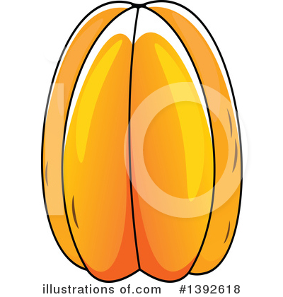 Royalty-Free (RF) Starfruit Clipart Illustration by Vector Tradition SM - Stock Sample #1392618