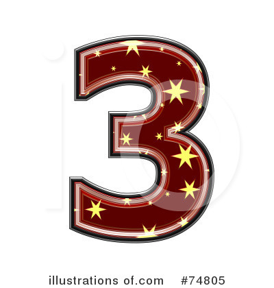 Royalty-Free (RF) Starry Symbol Clipart Illustration by chrisroll - Stock Sample #74805