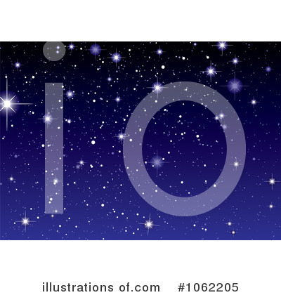 Starry Sky Clipart #1062205 by michaeltravers