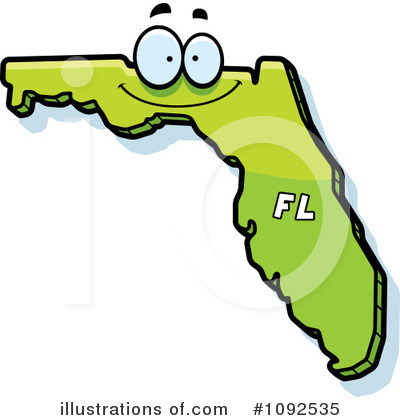 Florida Clipart #1092535 by Cory Thoman