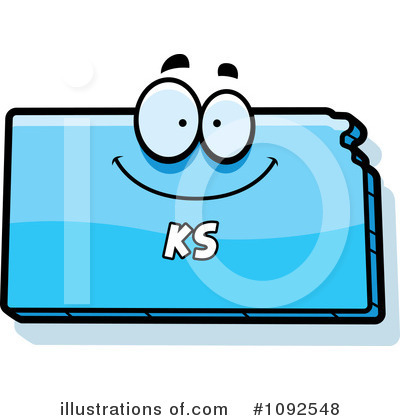Royalty-Free (RF) States Clipart Illustration by Cory Thoman - Stock Sample #1092548