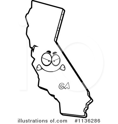 Royalty-Free (RF) States Clipart Illustration by Cory Thoman - Stock Sample #1136286