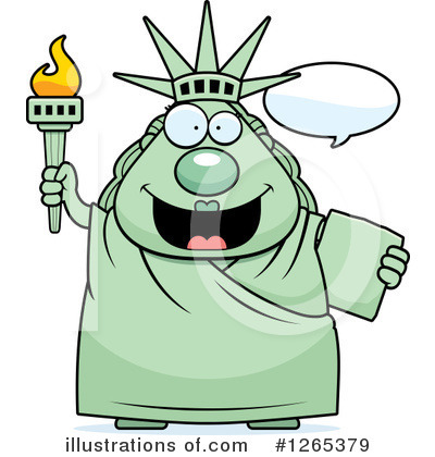 Royalty-Free (RF) Statue Of Liberty Clipart Illustration by Cory Thoman - Stock Sample #1265379