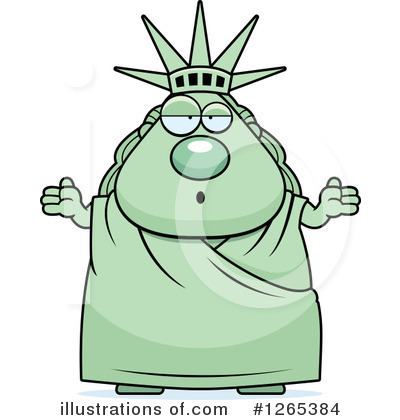 Royalty-Free (RF) Statue Of Liberty Clipart Illustration by Cory Thoman - Stock Sample #1265384