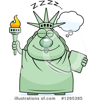 Royalty-Free (RF) Statue Of Liberty Clipart Illustration by Cory Thoman - Stock Sample #1265385