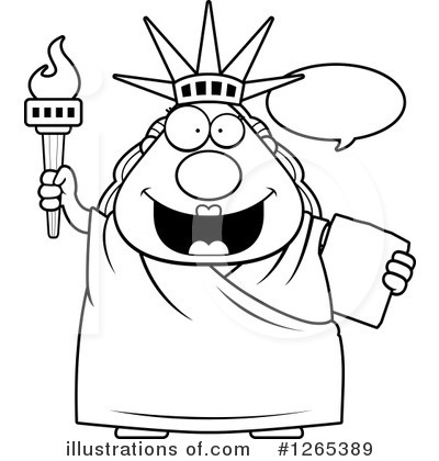 Royalty-Free (RF) Statue Of Liberty Clipart Illustration by Cory Thoman - Stock Sample #1265389