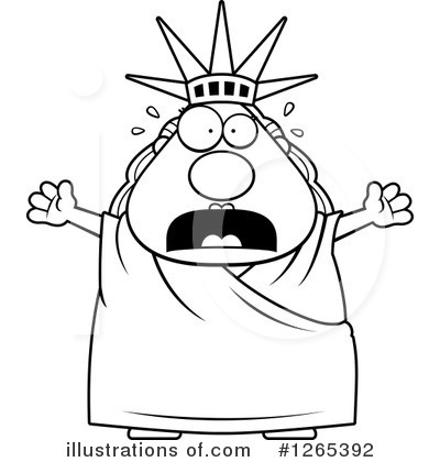 Royalty-Free (RF) Statue Of Liberty Clipart Illustration by Cory Thoman - Stock Sample #1265392