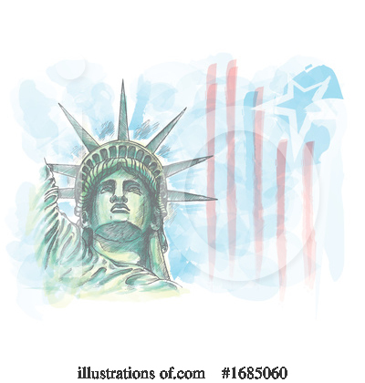 Lady Liberty Clipart #1685060 by Domenico Condello