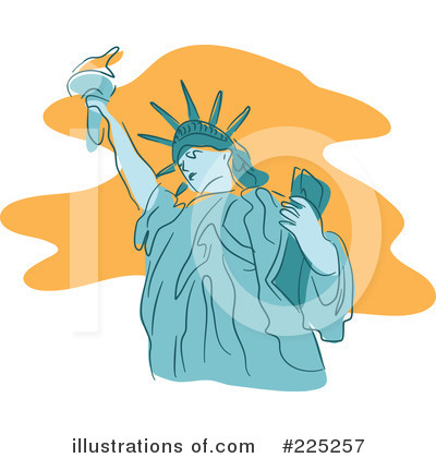 Royalty-Free (RF) Statue Of Liberty Clipart Illustration by Prawny - Stock Sample #225257