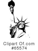 Statue Of Liberty Clipart #65574 by Dennis Holmes Designs
