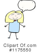 Stck Girl Clipart #1175550 by lineartestpilot
