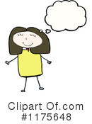 Stck Girl Clipart #1175648 by lineartestpilot