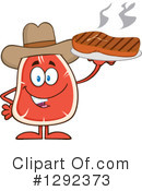 Steak Character Clipart #1292373 by Hit Toon