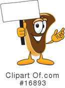 Steak Character Clipart #16893 by Mascot Junction