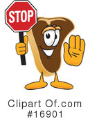 Steak Character Clipart #16901 by Mascot Junction
