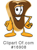 Steak Character Clipart #16908 by Mascot Junction