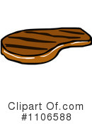 Steak Clipart #1106588 by Cartoon Solutions