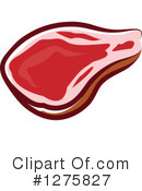 Steak Clipart #1275827 by Vector Tradition SM