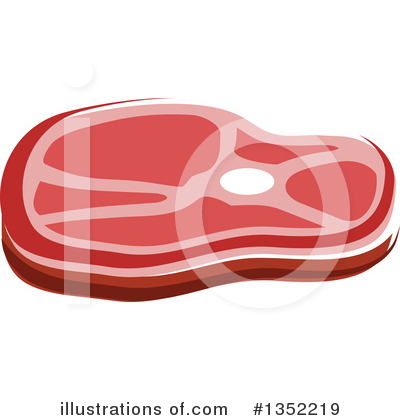 Royalty-Free (RF) Steak Clipart Illustration by Vector Tradition SM - Stock Sample #1352219