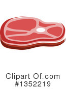 Steak Clipart #1352219 by Vector Tradition SM