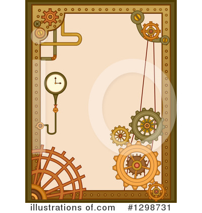 Royalty-Free (RF) Steampunk Clipart Illustration by BNP Design Studio - Stock Sample #1298731