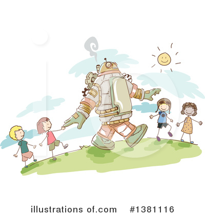 Royalty-Free (RF) Steampunk Clipart Illustration by BNP Design Studio - Stock Sample #1381116
