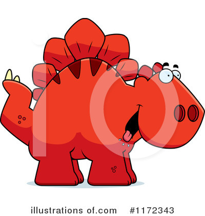 Royalty-Free (RF) Stegosaurus Clipart Illustration by Cory Thoman - Stock Sample #1172343
