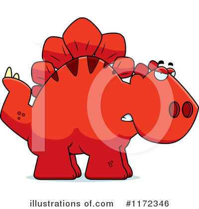 Royalty-Free (RF) Stegosaurus Clipart Illustration by Cory Thoman - Stock Sample #1172346
