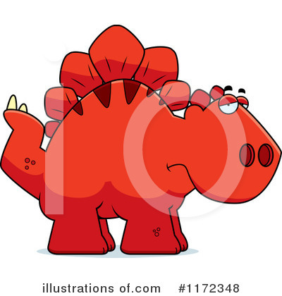 Royalty-Free (RF) Stegosaurus Clipart Illustration by Cory Thoman - Stock Sample #1172348