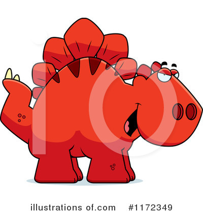 Royalty-Free (RF) Stegosaurus Clipart Illustration by Cory Thoman - Stock Sample #1172349