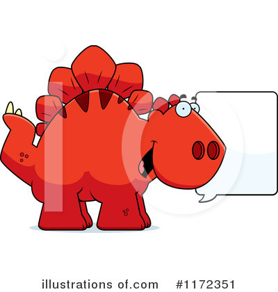 Royalty-Free (RF) Stegosaurus Clipart Illustration by Cory Thoman - Stock Sample #1172351