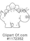 Stegosaurus Clipart #1172352 by Cory Thoman