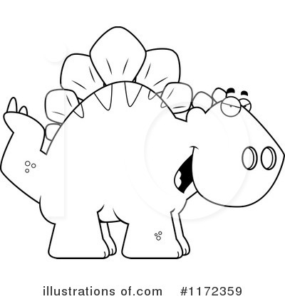 Royalty-Free (RF) Stegosaurus Clipart Illustration by Cory Thoman - Stock Sample #1172359