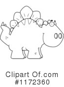 Stegosaurus Clipart #1172360 by Cory Thoman