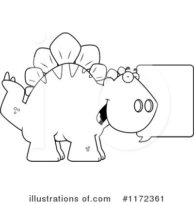 Royalty-Free (RF) Stegosaurus Clipart Illustration by Cory Thoman - Stock Sample #1172361