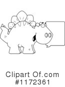 Stegosaurus Clipart #1172361 by Cory Thoman