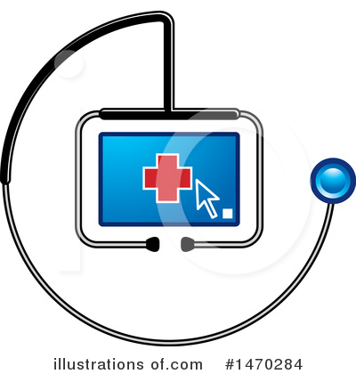 Royalty-Free (RF) Stethoscope Clipart Illustration by Lal Perera - Stock Sample #1470284