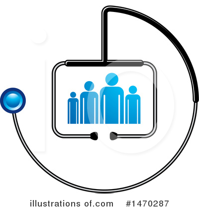 Royalty-Free (RF) Stethoscope Clipart Illustration by Lal Perera - Stock Sample #1470287