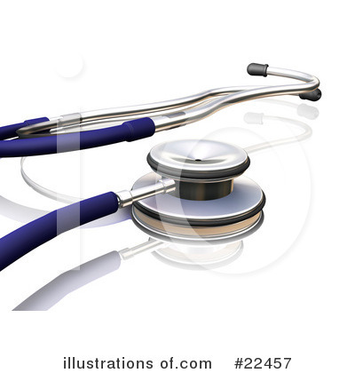 Royalty-Free (RF) Stethoscope Clipart Illustration by KJ Pargeter - Stock Sample #22457