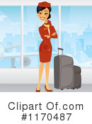 Stewardess Clipart #1170487 by Amanda Kate