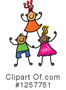 Stick Children Clipart #1257751 by Prawny