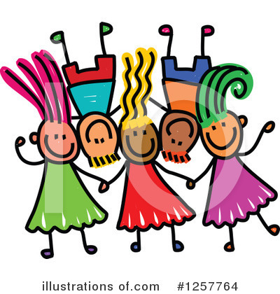 Royalty-Free (RF) Stick Children Clipart Illustration by Prawny - Stock Sample #1257764