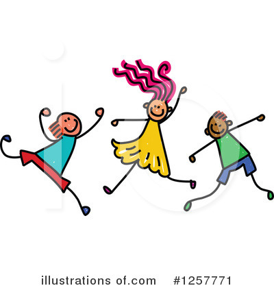 Royalty-Free (RF) Stick Children Clipart Illustration by Prawny - Stock Sample #1257771