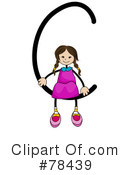 Stick Kid Alphabet Clipart #78439 by BNP Design Studio