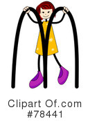 Stick Kid Alphabet Clipart #78441 by BNP Design Studio